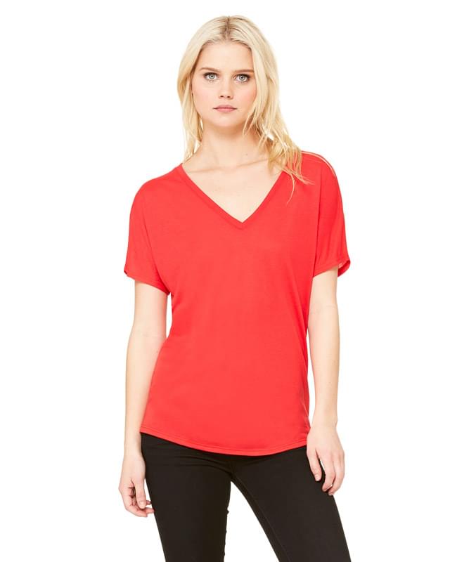Ladies' Slouchy V-Neck T-Shirt