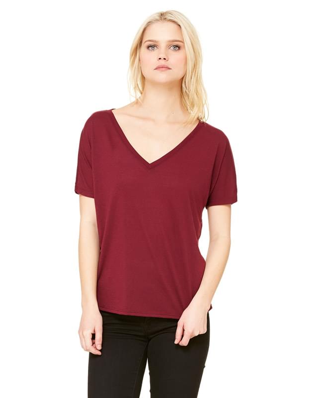 Ladies' Slouchy V-Neck T-Shirt