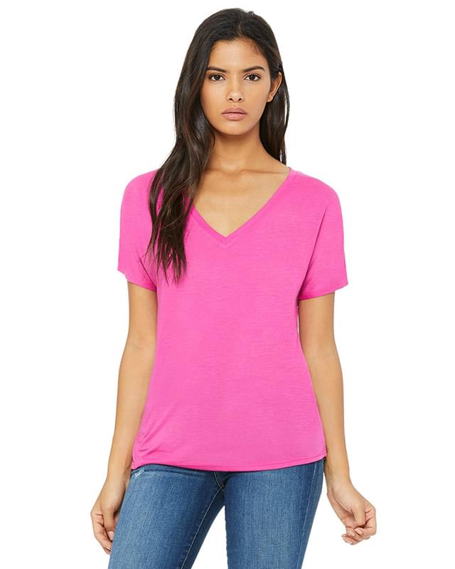 Ladies' Slouchy V-Neck T-Shirt