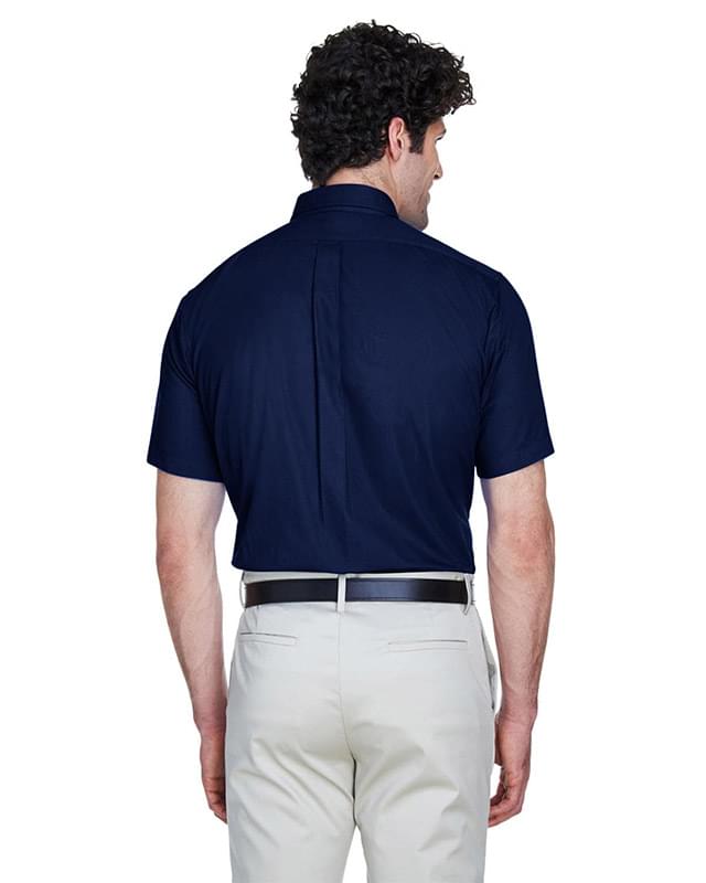 Men's Tall Optimum Short-Sleeve Twill Shirt