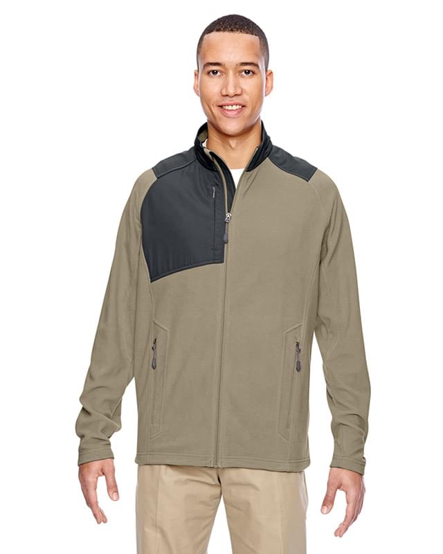 Ash City - North End Men's Excursion Trail Fabric-Block Fleece Jacket - 88215