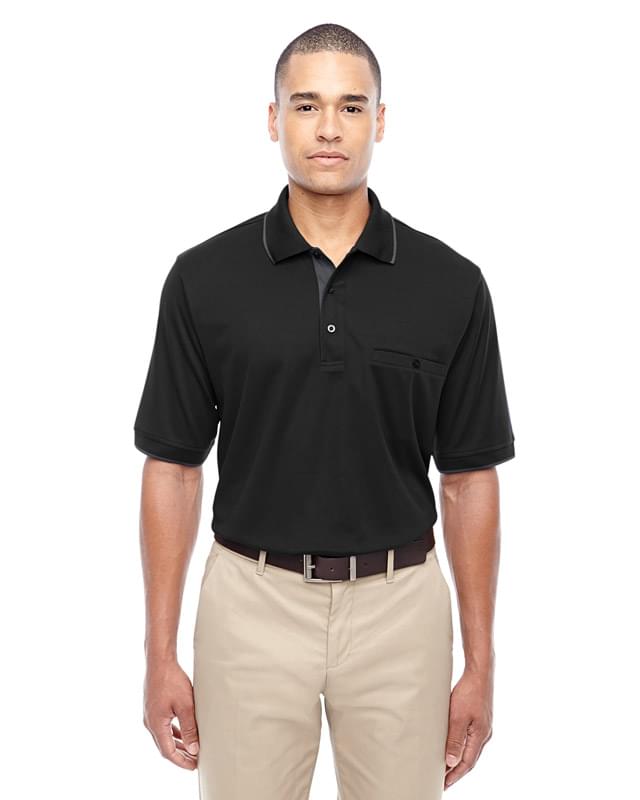 Men's Motive Performance Piqu Polo with Tipped Collar