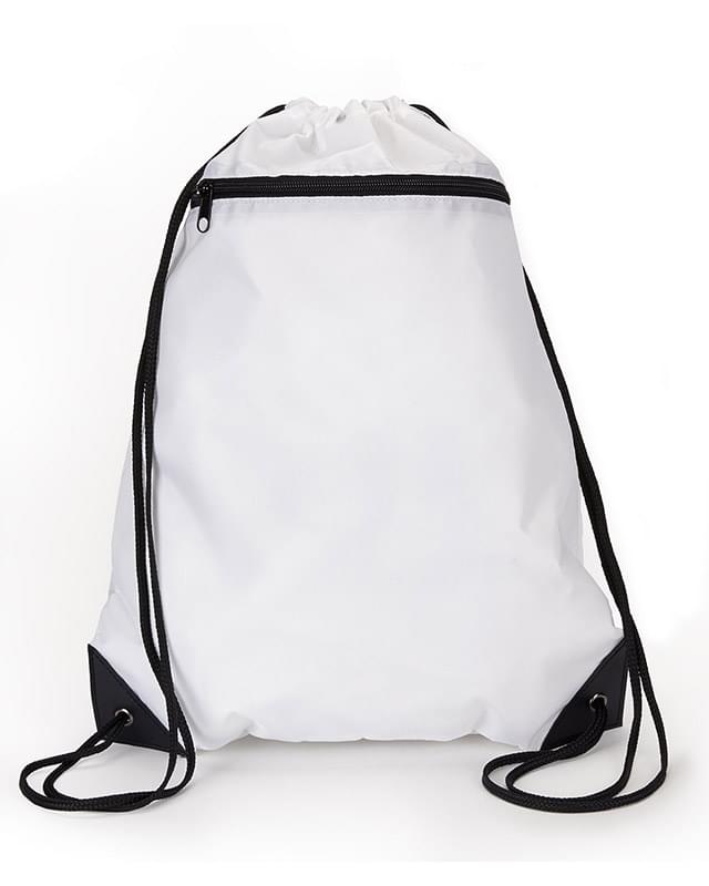 ZipperDrawstring Backpack