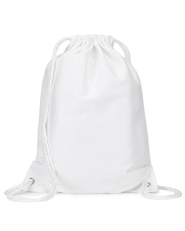 Jersey Mesh Drawstring Bag