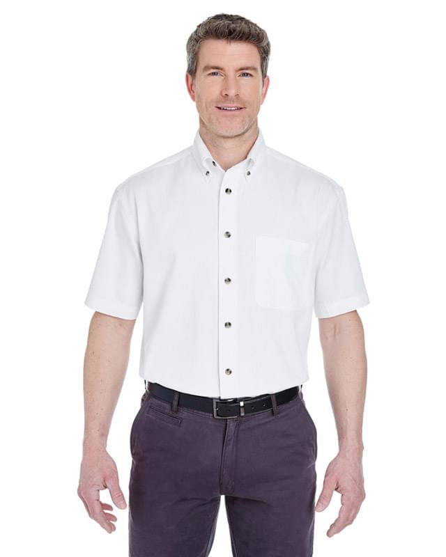 Adult Cypress Twill Short-Sleeve Shirt with Pocket