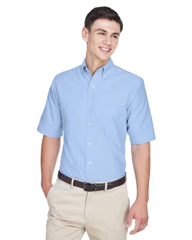 Men's Classic Wrinkle-Resistant Short-Sleeve Oxford