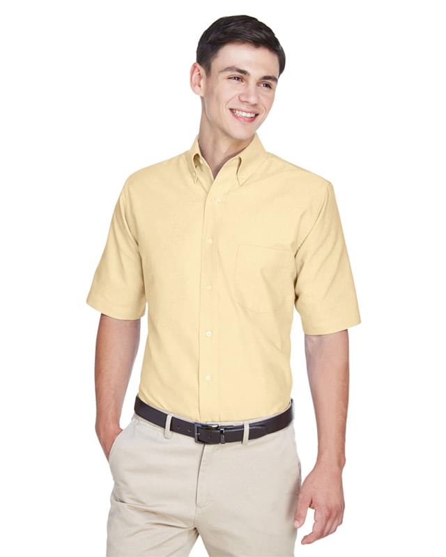 Men's Classic Wrinkle-Resistant Short-Sleeve Oxford