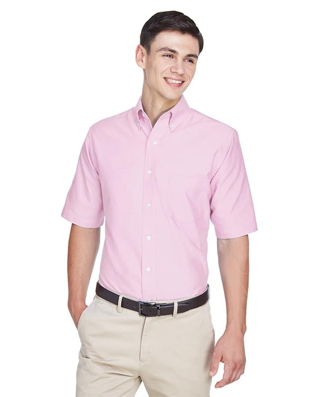 Men's Classic Wrinkle-Resistant Short-Sleeve Oxford