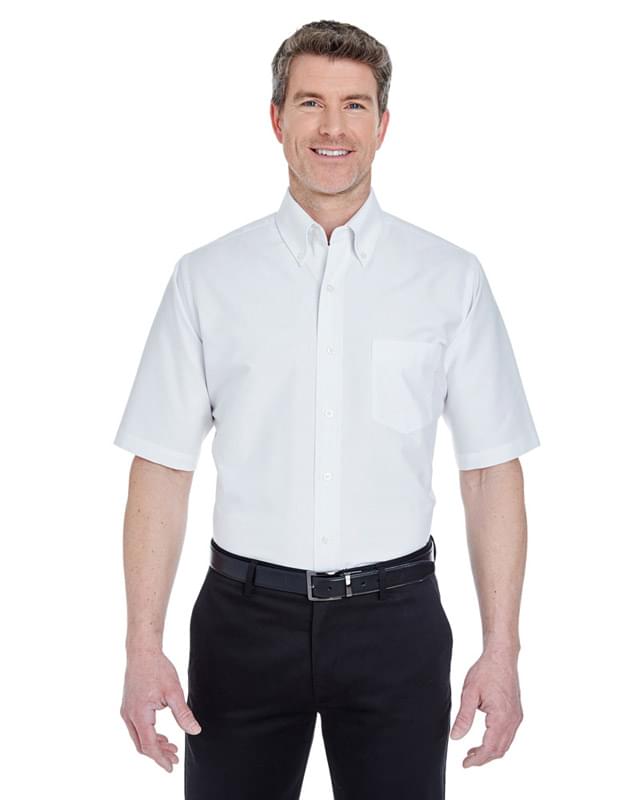 Men's Tall Classic Wrinkle-Resistant Short-Sleeve Oxford