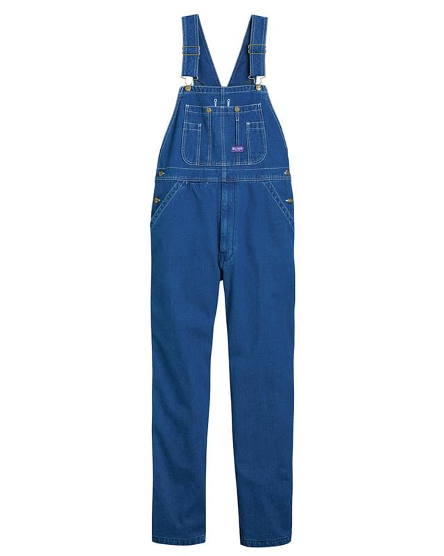 Unisex Big Smith Stonewashed Denim Bib Overall