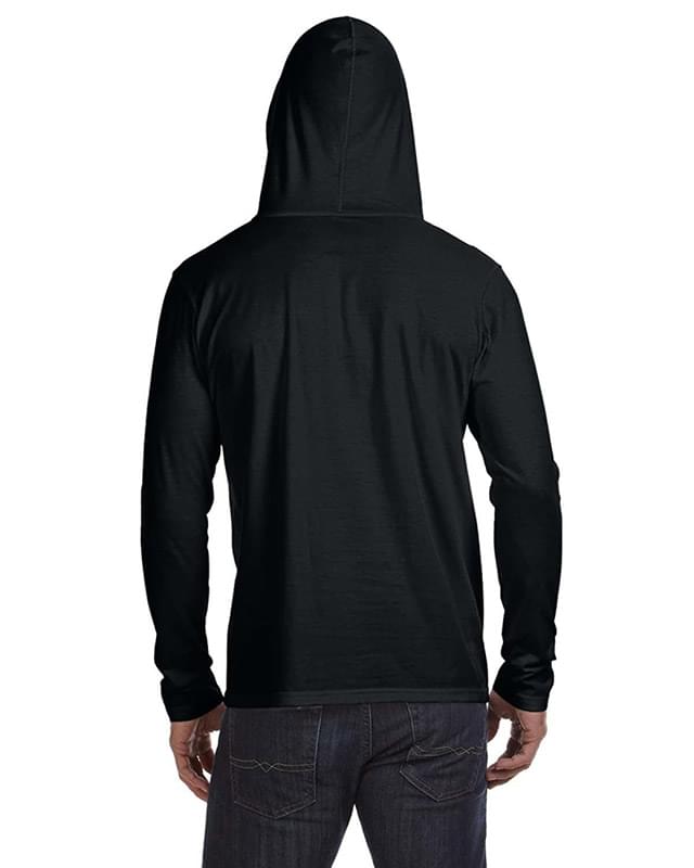 Adult Lightweight Long-Sleeve Hooded T-Shirt