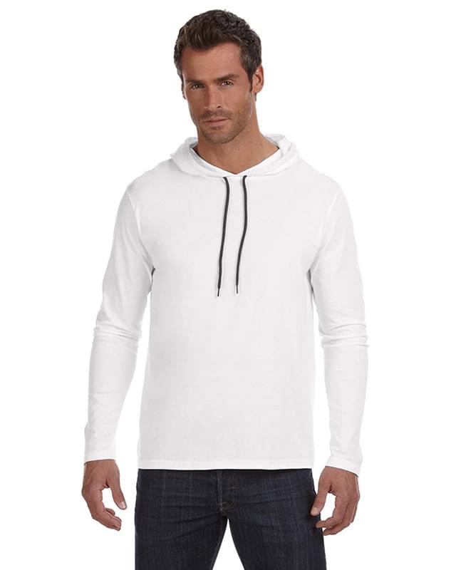 Adult Lightweight Long-Sleeve Hooded T-Shirt