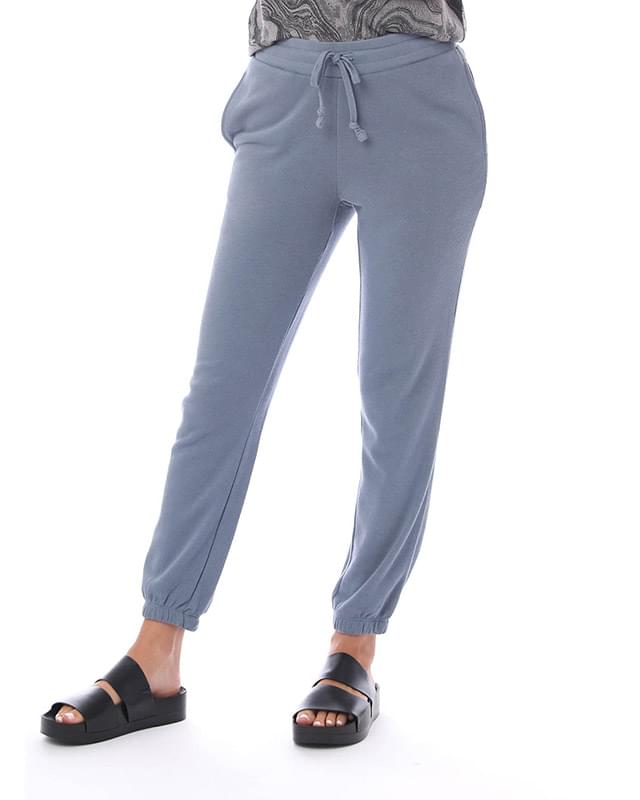 Ladies' Washed Terry Classic Sweatpant
