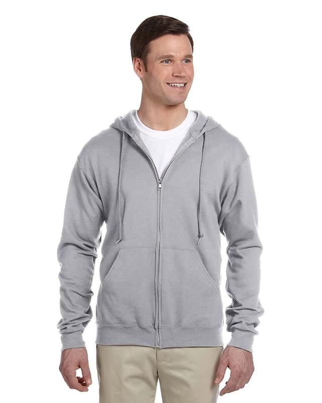 Adult 8 oz. NuBlend? Fleece Full-Zip Hooded Sweatshirt