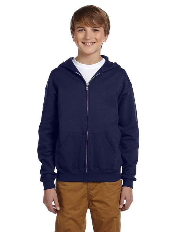 Youth NuBlend Fleece Full-Zip Hooded Sweatshirt