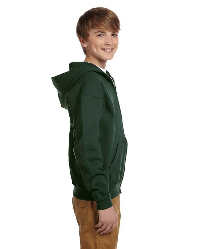 Youth NuBlend? Fleece Full-Zip Hooded Sweatshirt