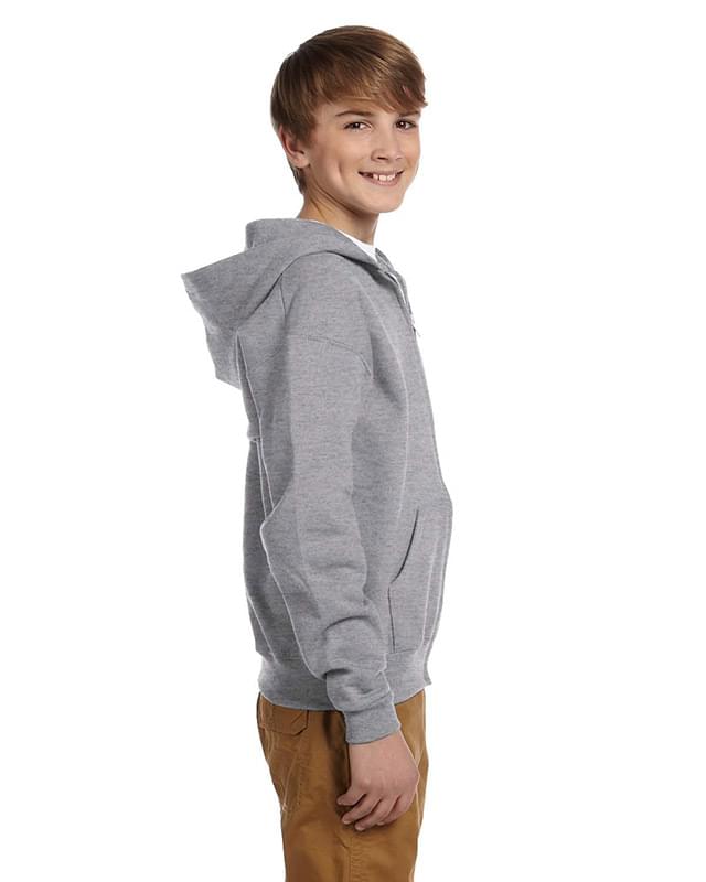 Youth NuBlend? Fleece Full-Zip Hooded Sweatshirt