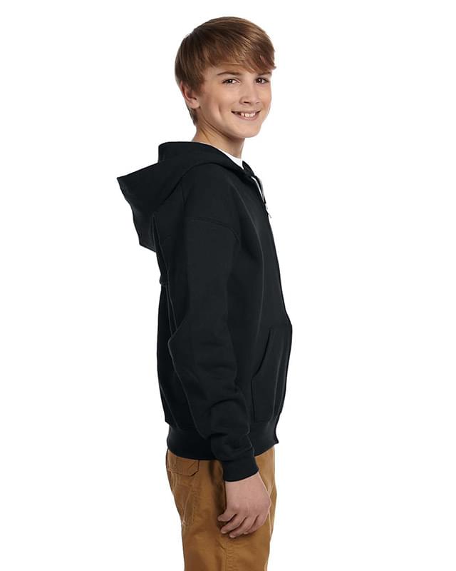 Youth NuBlend Fleece Full-Zip Hooded Sweatshirt