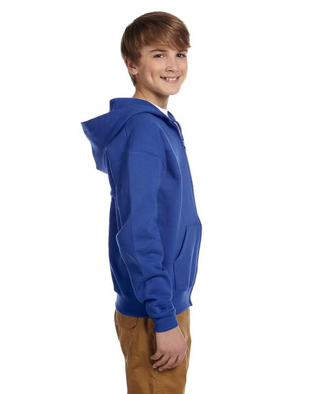 Youth NuBlend? Fleece Full-Zip Hooded Sweatshirt