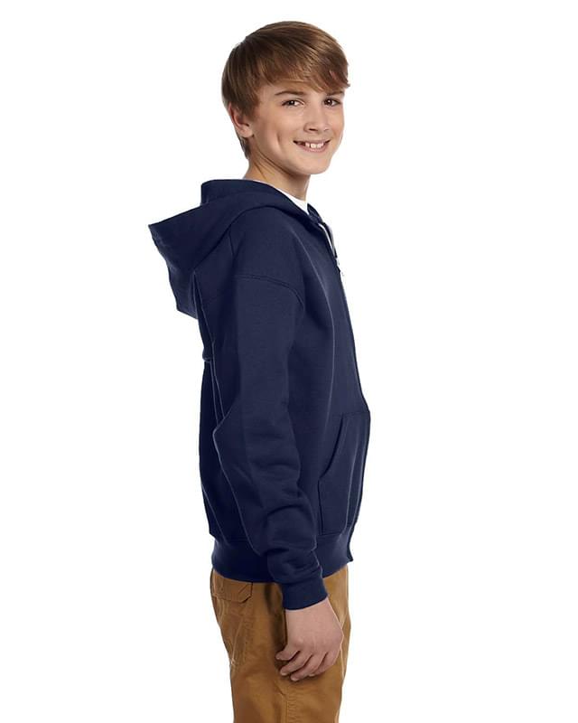 Youth NuBlend? Fleece Full-Zip Hooded Sweatshirt