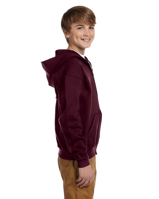 Youth NuBlend? Fleece Full-Zip Hooded Sweatshirt