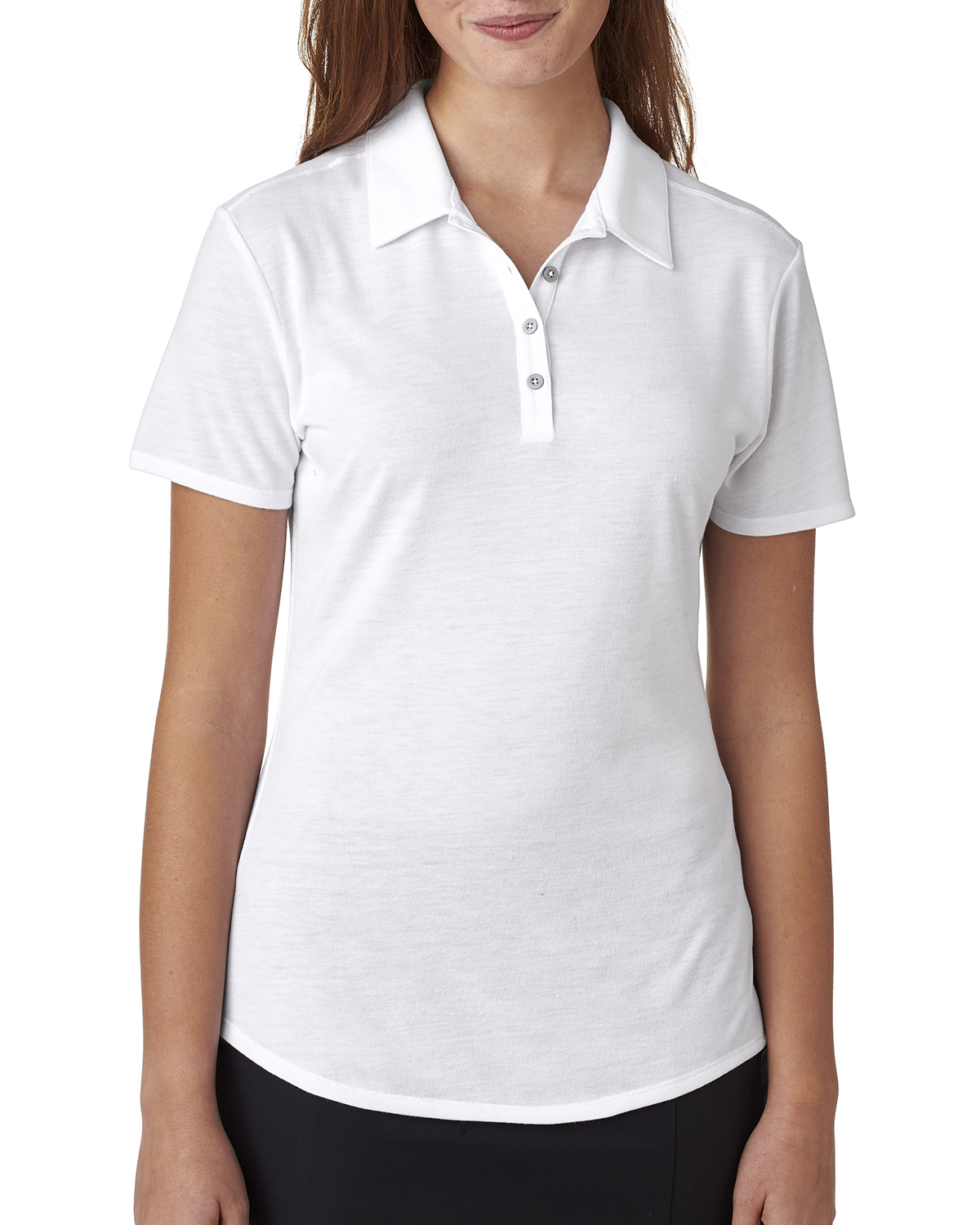 Ladies' Short-Sleeve Solid Polo