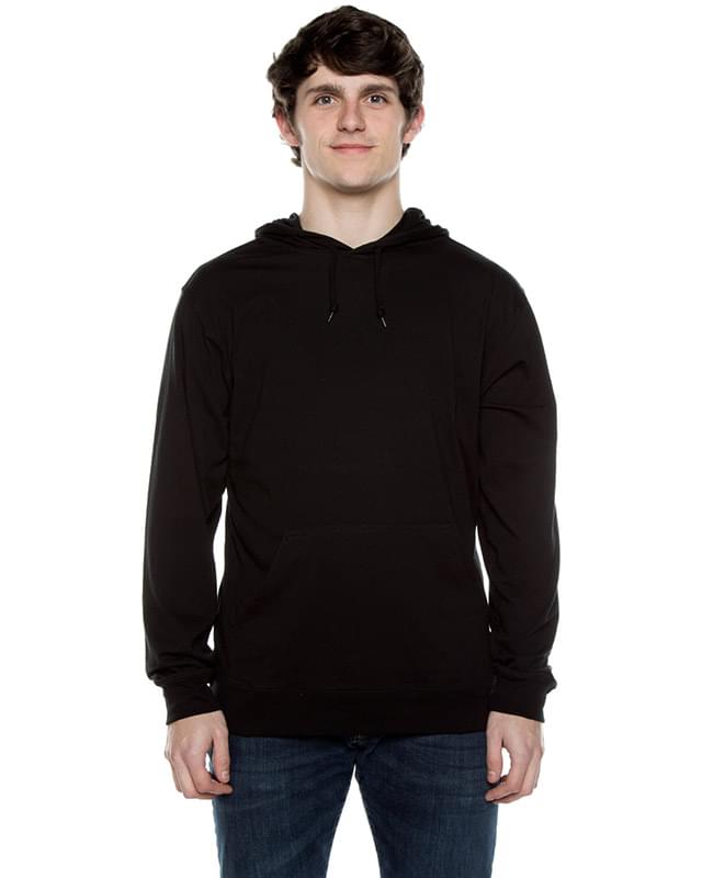 Unisex Long-Sleeve Jersey Hooded T-Shirt