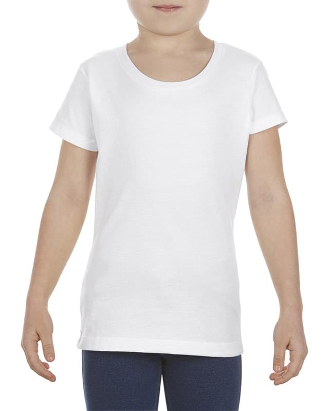 Girls' 4.3 oz., Ringspun Cotton T-Shirt Girls' 4.3 oz., Ringspun Cotton T-Shirt
