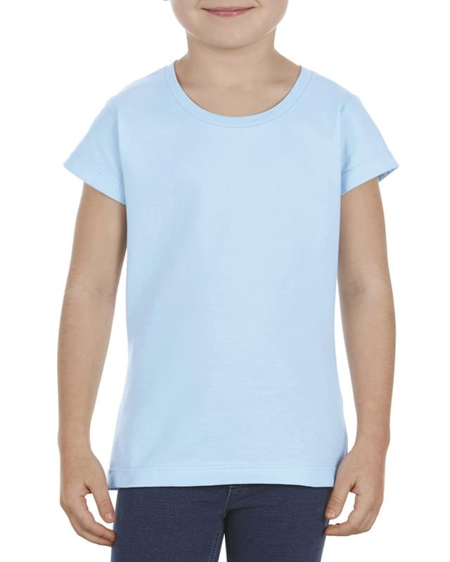 Girls' 4.3 oz., Ringspun Cotton T-Shirt Girls' 4.3 oz., Ringspun Cotton T-Shirt