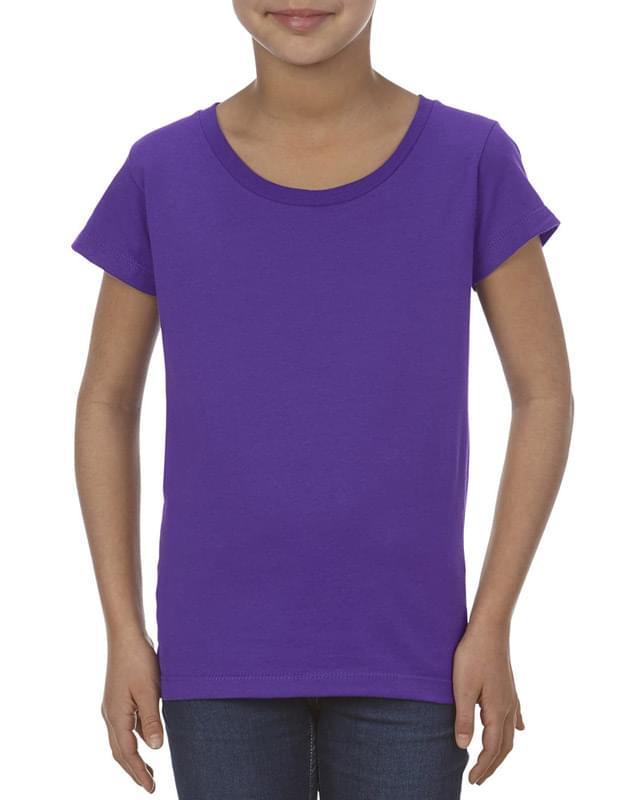 Girls' 4.3 oz., Ringspun Cotton T-Shirt Girls' 4.3 oz., Ringspun Cotton T-Shirt