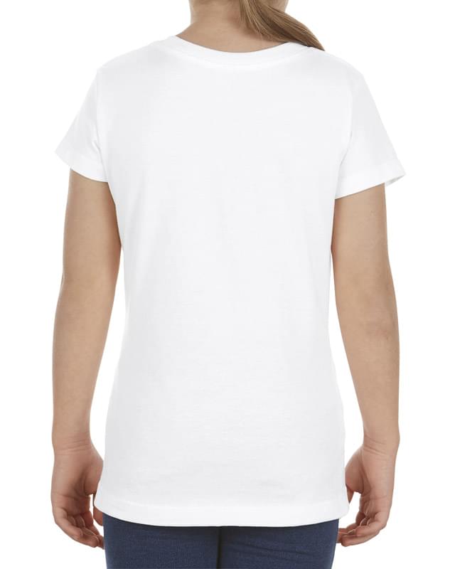Girls' 4.3 oz., Ringspun Cotton T-Shirt Girls' 4.3 oz., Ringspun Cotton T-Shirt