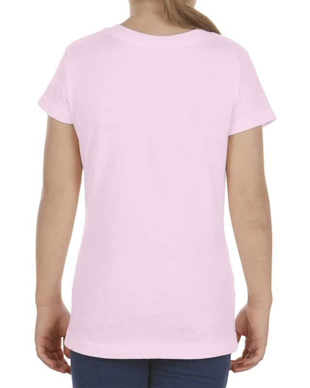 Girls' 4.3 oz., Ringspun Cotton T-Shirt Girls' 4.3 oz., Ringspun Cotton T-Shirt