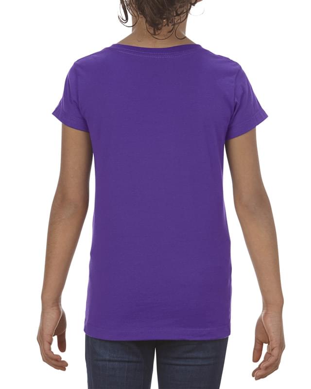 Girls' 4.3 oz., Ringspun Cotton T-Shirt Girls' 4.3 oz., Ringspun Cotton T-Shirt