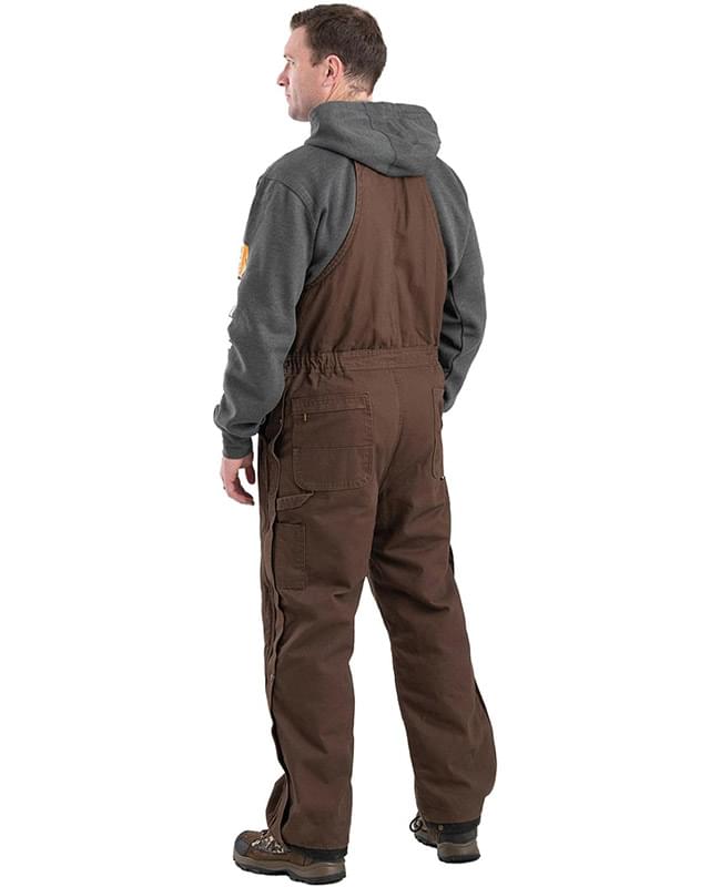 Men's Heartland Insulated Washed Duck Bib Overall