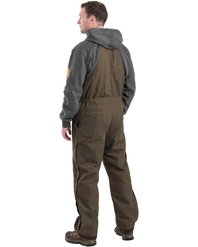 Men's Heartland Insulated Washed Duck Bib Overall