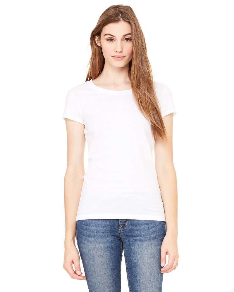 Ladies' Sheer Jersey Short-Sleeve T-Shirt