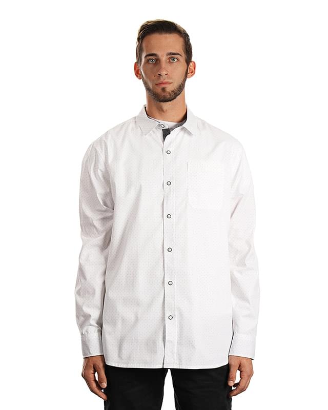 Men's Peached Poplin Woven Shirt Men's Peached Poplin Woven Shirt