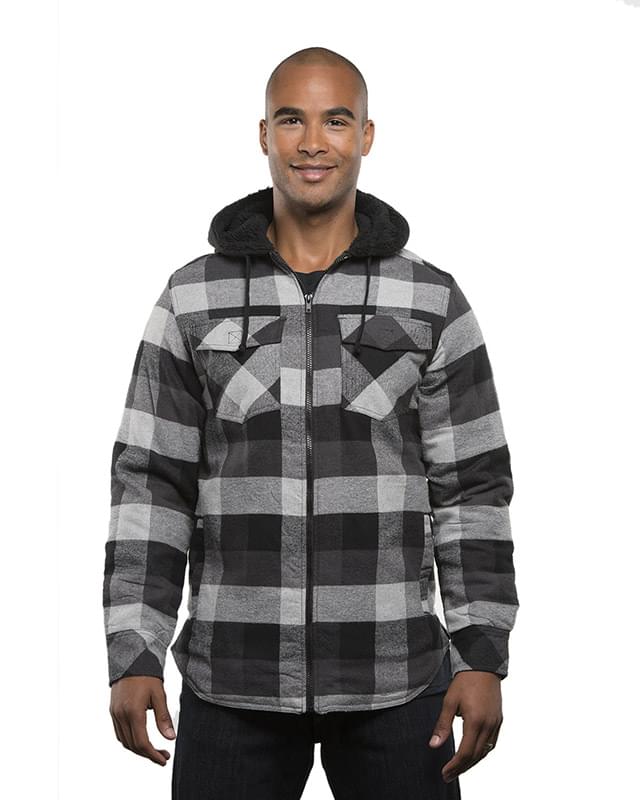 Men's Hooded Flannel Jacket