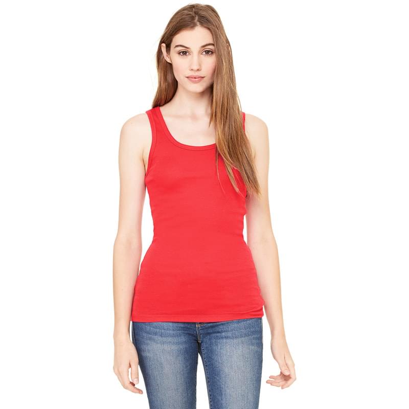Ladies' Sheer Mini Rib Tank