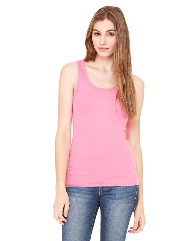 Ladies' Sheer Mini Rib Tank
