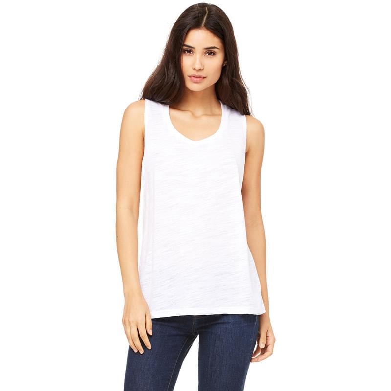 Ladies' Flowy Scoop Muscle Tank
