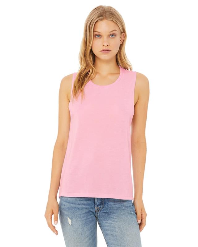 Ladies' Flowy Scoop Muscle Tank