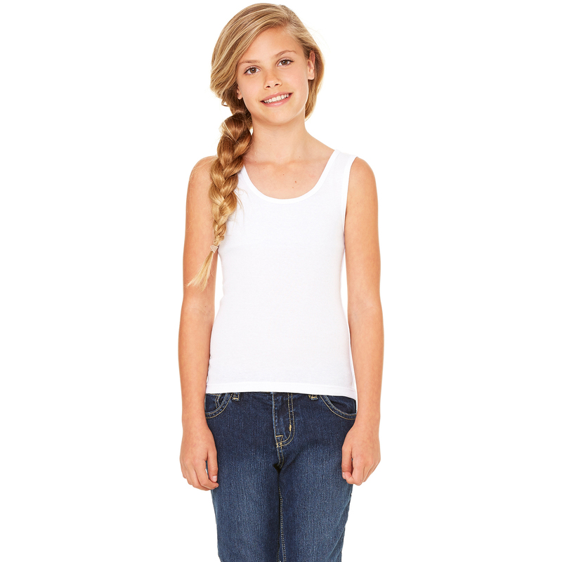 Girls' Stretch Rib Tank