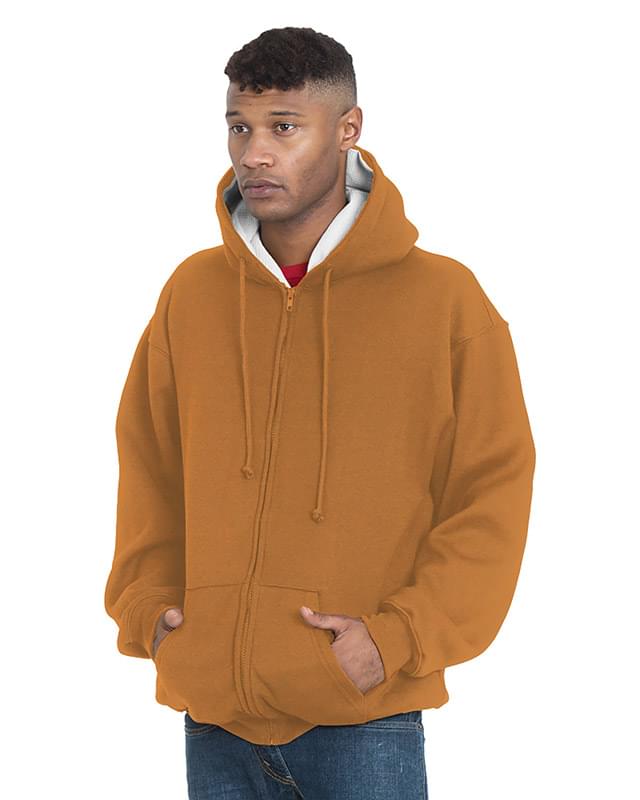 Adult Super Heavy Thermal-Lined Full-Zip Hooded Sweatshirt