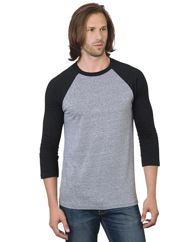Unisex Three-Quarter Sleeve Raglan T-Shirt