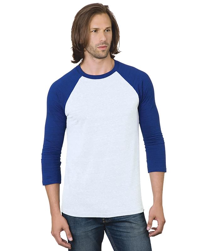 Unisex Three-Quarter Sleeve Raglan T-Shirt