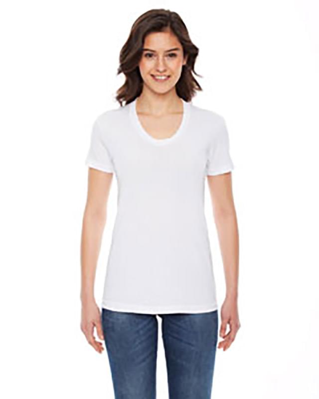 Ladies' Poly-Cotton Short-Sleeve Crewneck