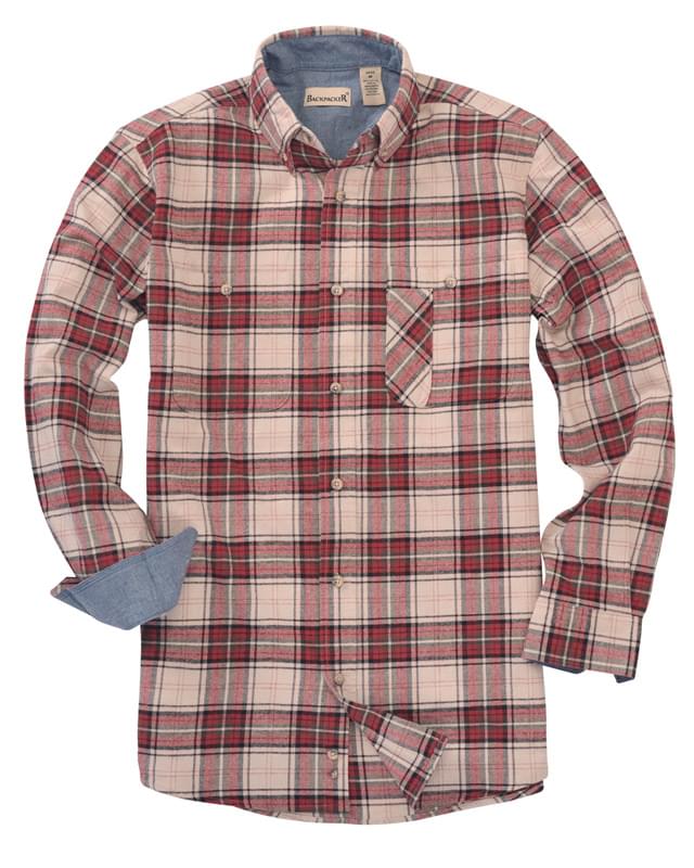 Men's Tall Yarn-Dyed Flannel Shirt