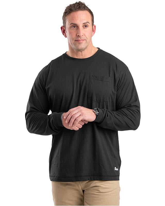 Tall Performance Long-Sleeve Pocket T-Shirt