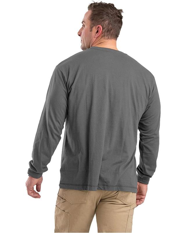 Tall Performance Long-Sleeve Pocket T-Shirt